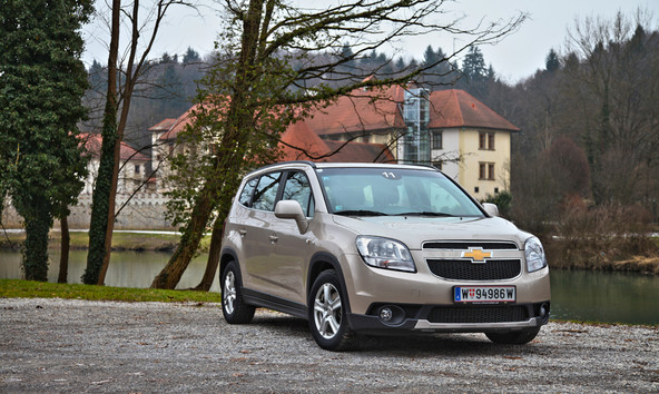 domača predstavitev: Chevrolet orlando