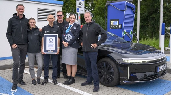 Lucid air grand touring: Novi rekorder