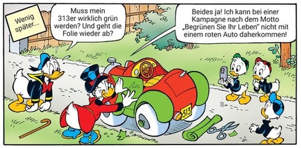 Racman Jaka z novim avtomobilom: Elektromobilnost je dosegla tudi Račjigrad