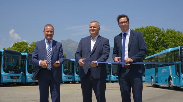Skupina Arriva Slovenija: Arriva prevzela prvih 30 od skupno 48 novih avtobusov MAN