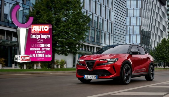 »Design Trophy« revije AUTO ZEITUNG: Alfa Romeo Junior osvojil nagrado za oblikovanje 