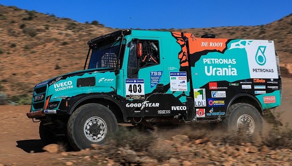 Africa Eco Race: Tovornjak z Goodyearovimi pnevmatikami najhitrejši na eko-dirki po Afriki