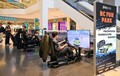 Za digitalno plat dirkanja so v Cityparku poskrbeli s profesionalnimi simulatorji.
