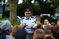 Varno na kolesu : Nagrajenci programa spoznali delo policistov 