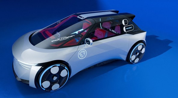 Peugeot Polygon : Goodyear in Peugeot oblikujeta prihodnost pametne mobilnosti s konceptnim vozilom