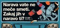 Projekt proti smetenju ob cestah: Narava vate ne meče smeti. Zakaj jih v naravo ti?