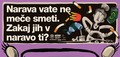 Projekt proti smetenju ob cestah: Narava vate ne meče smeti. Zakaj jih v naravo ti?