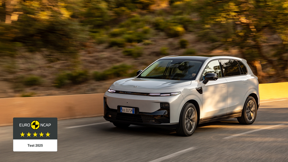 Leapmotor B10 : 5 zvezdic na Euro NCAP testu