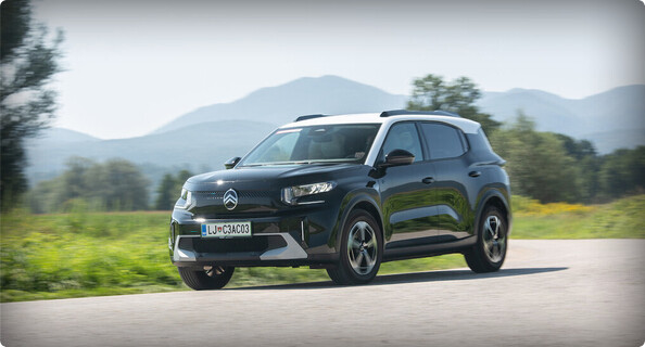 Daljše poti mu niso v veselje Citroën ë-C3 aircross 44 kWh max