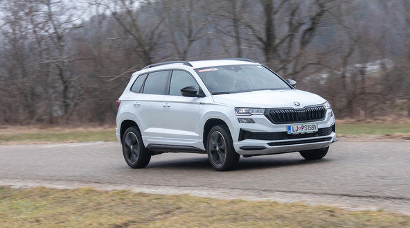 Škoda karoq 1.5 TSI DSG sportline: Športnost je tu bolj za oči